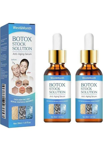 West&amp;Month Botox Face Serum - Powerful Anti-Aging Treatment for Firming and Smoothing Skin - 30ml